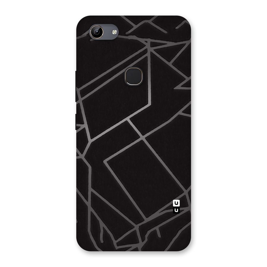 Silver Angle Design Back Case for Vivo Y81
