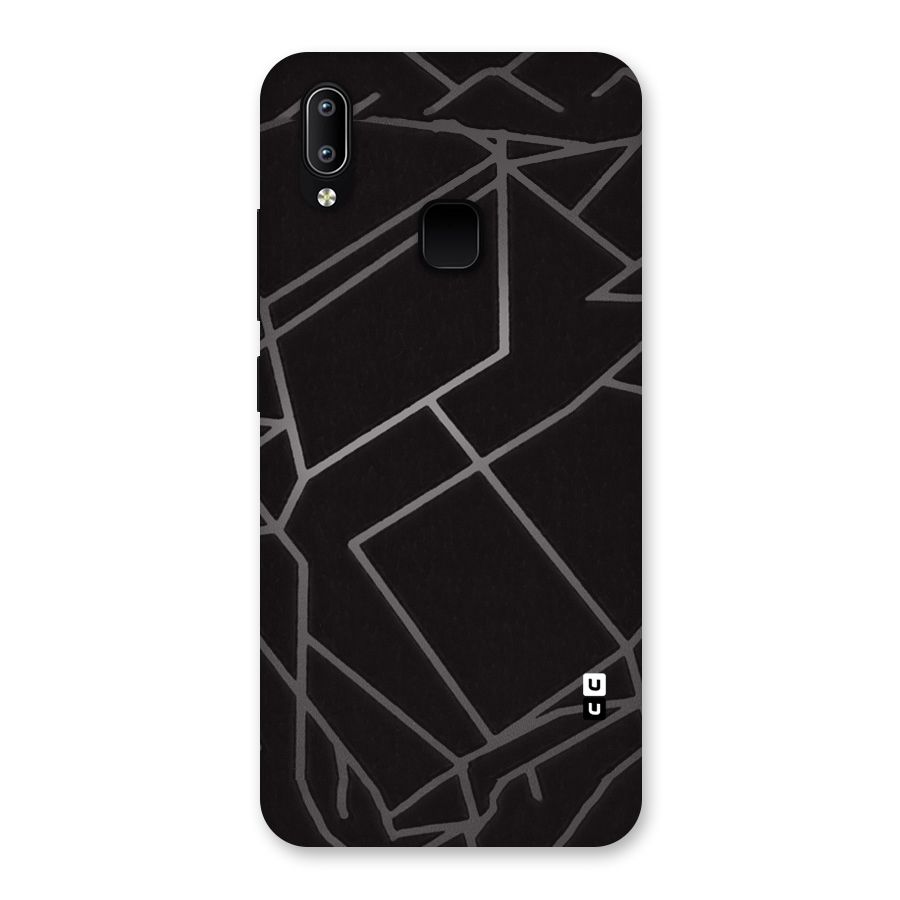 Silver Angle Design Back Case for Vivo Y93