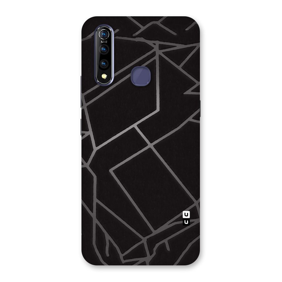 Silver Angle Design Back Case for Vivo Z1 Pro