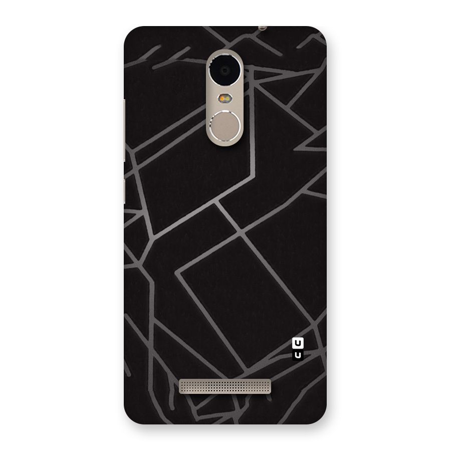 Silver Angle Design Back Case for Xiaomi Redmi Note 3