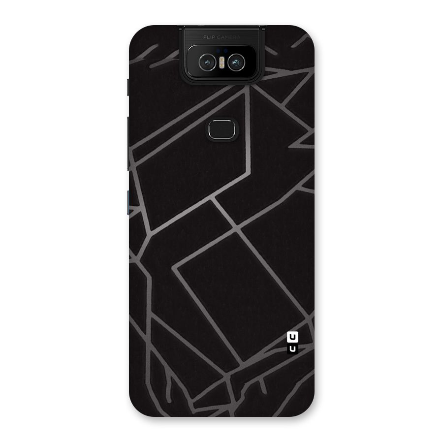 Silver Angle Design Back Case for Zenfone 6z