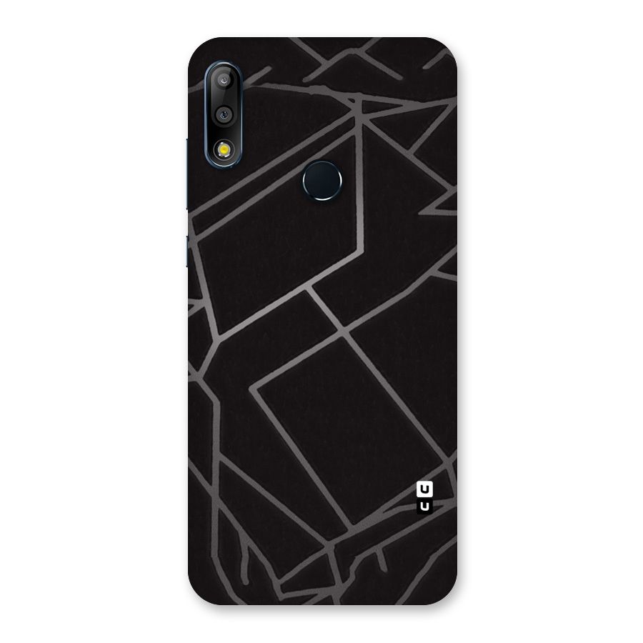 Silver Angle Design Back Case for Zenfone Max Pro M2