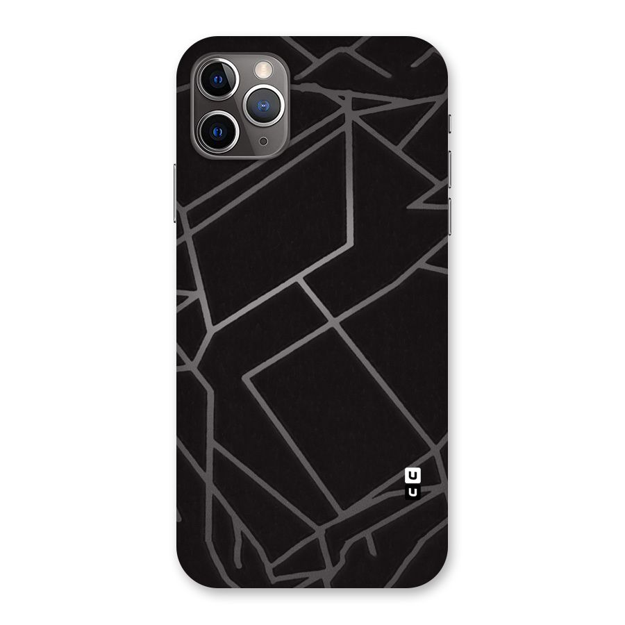 Silver Angle Design Back Case for iPhone 11 Pro Max