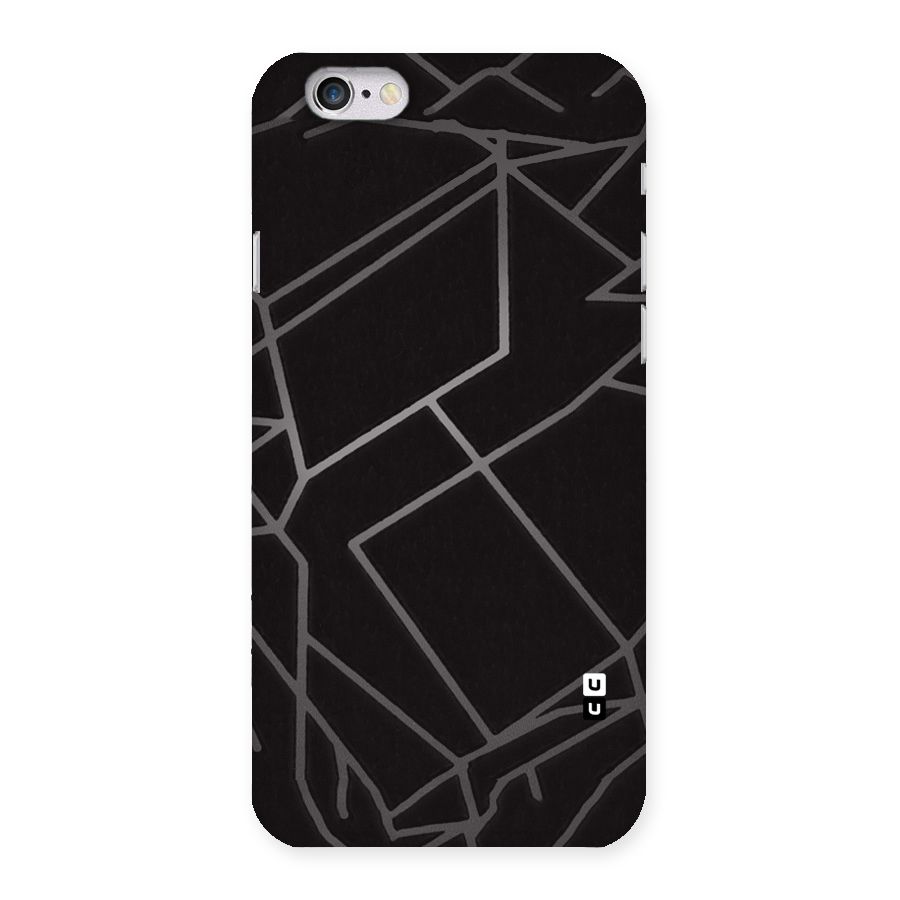Silver Angle Design Back Case for iPhone 6 6S