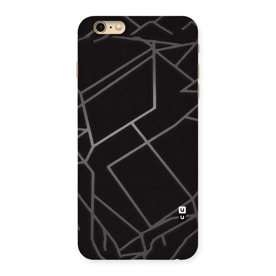 Silver Angle Design Back Case for iPhone 6 Plus 6S Plus