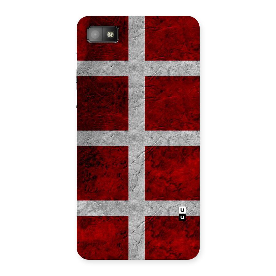 Silver Lines Back Case for Blackberry Z10