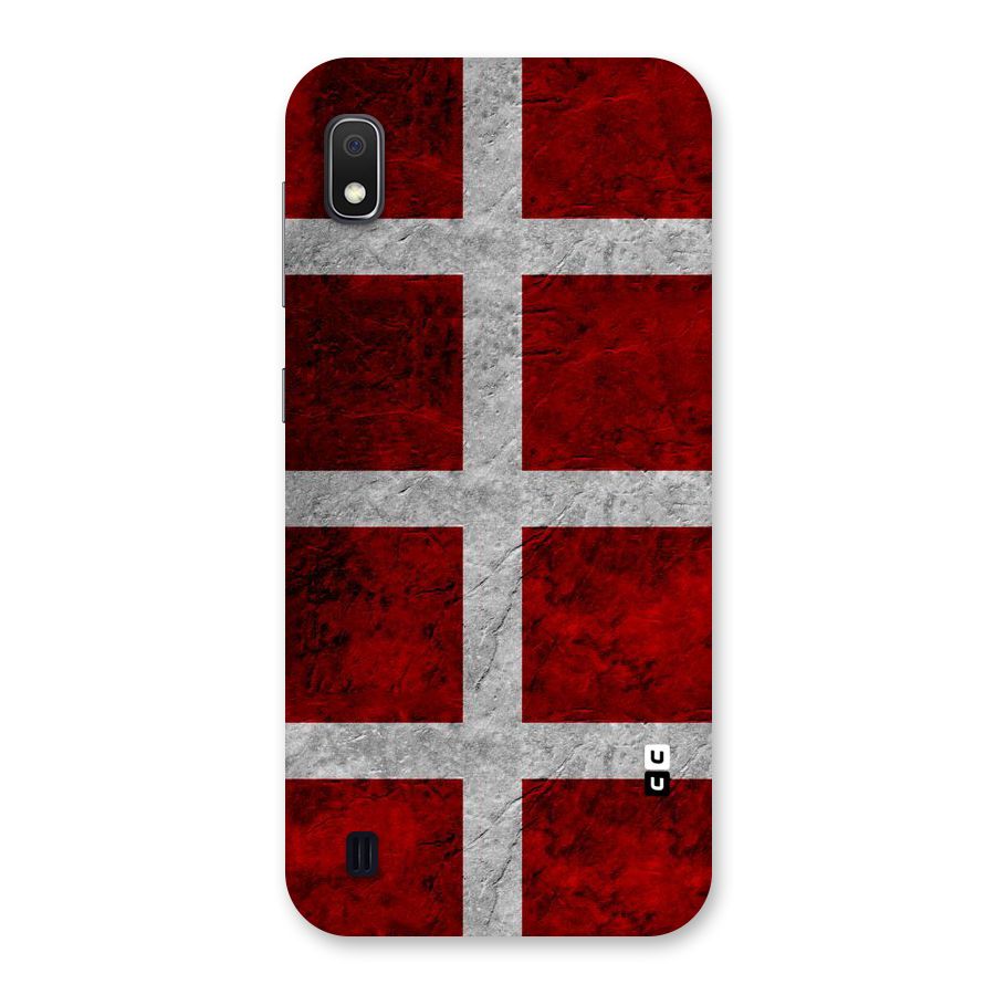 Silver Lines Back Case for Galaxy A10