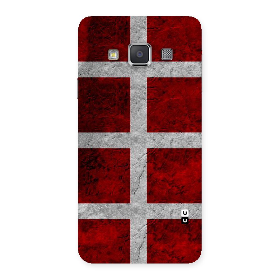 Silver Lines Back Case for Galaxy A3