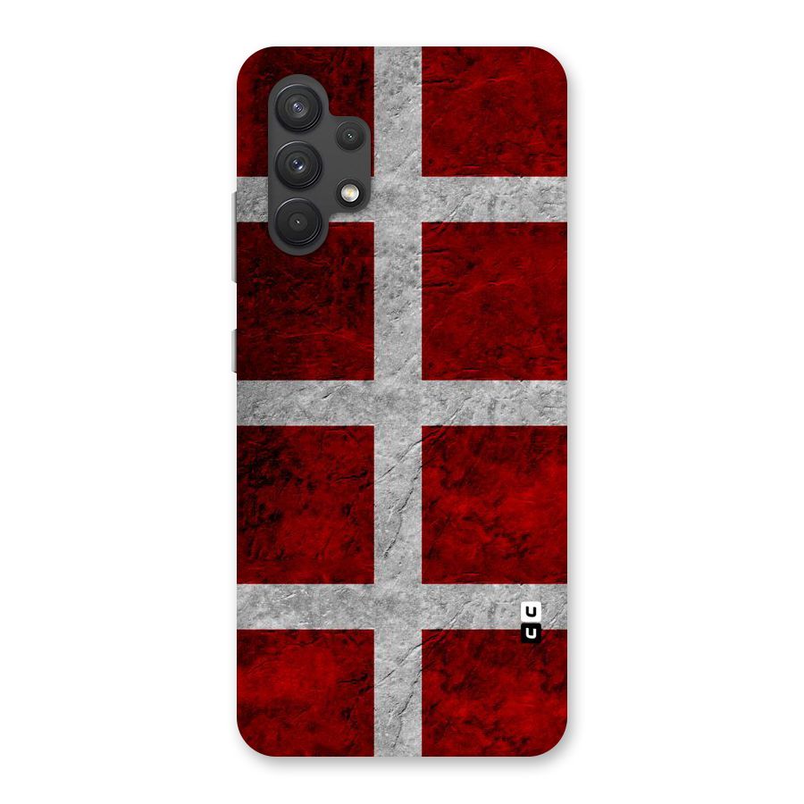 Silver Lines Back Case for Galaxy A32