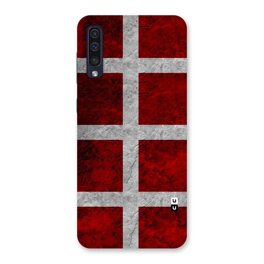 Silver Lines Back Case for Galaxy A50s
