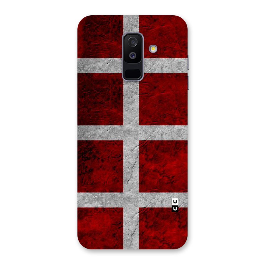 Silver Lines Back Case for Galaxy A6 Plus