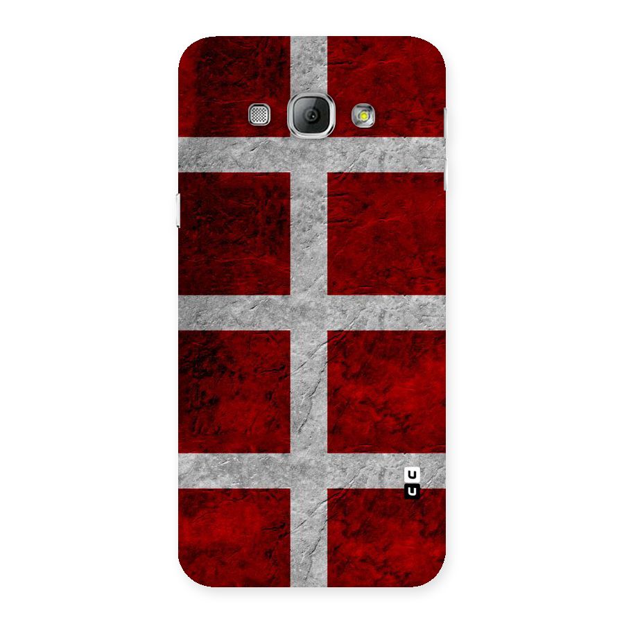 Silver Lines Back Case for Galaxy A8