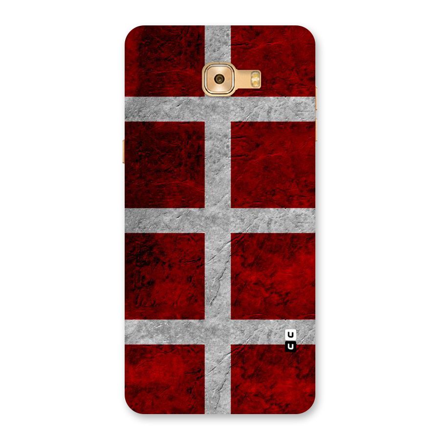 Silver Lines Back Case for Galaxy C9 Pro