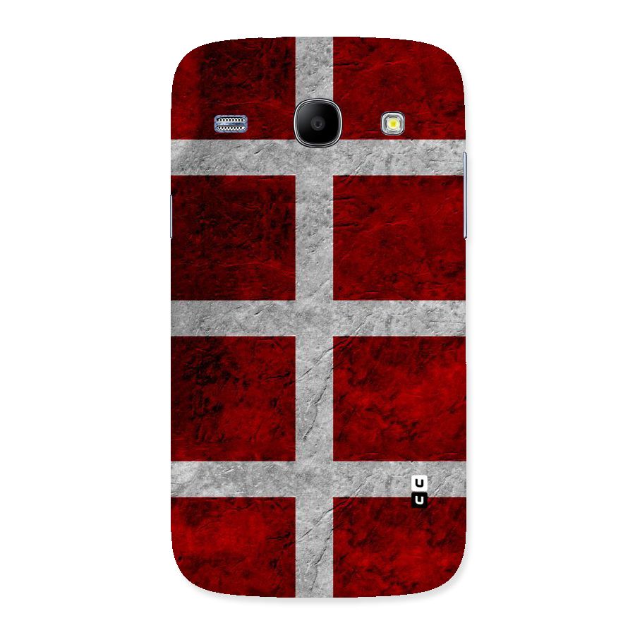 Silver Lines Back Case for Galaxy Core