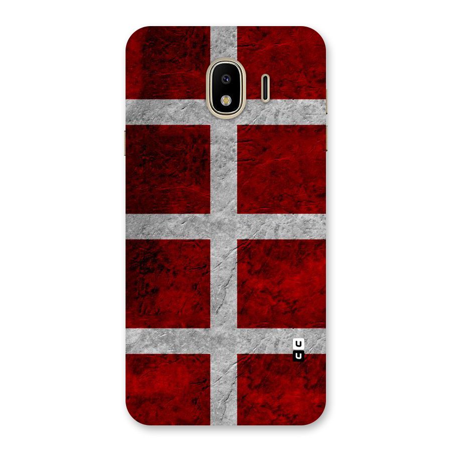 Silver Lines Back Case for Galaxy J4