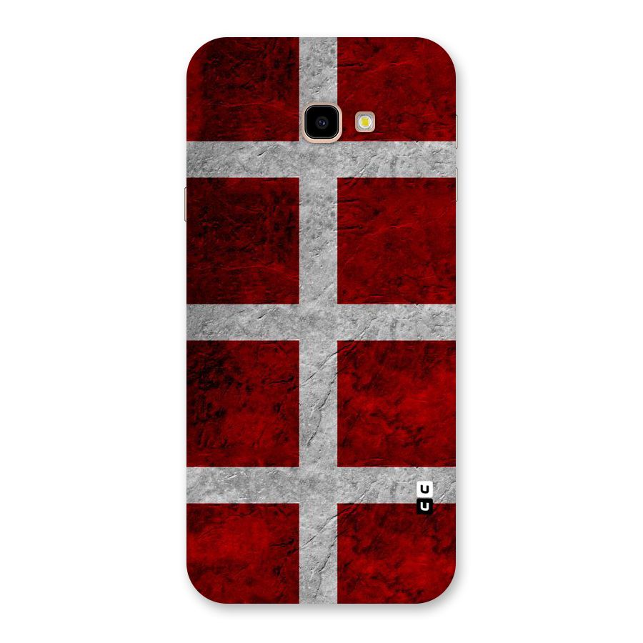 Silver Lines Back Case for Galaxy J4 Plus