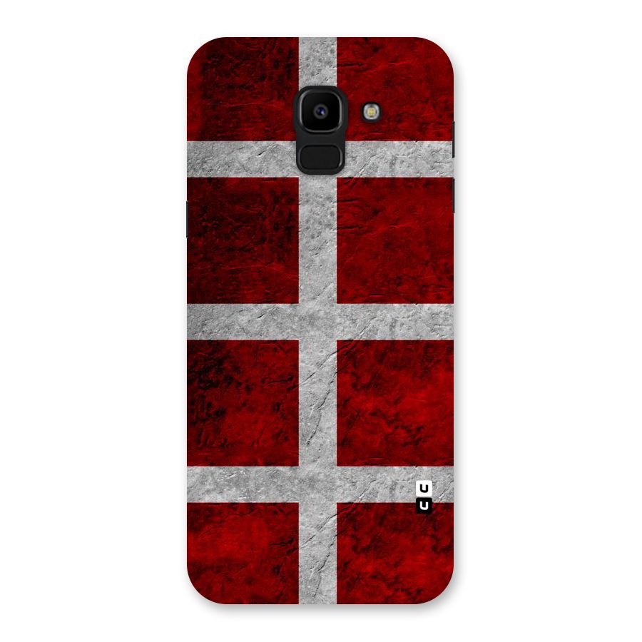 Silver Lines Back Case for Galaxy J6
