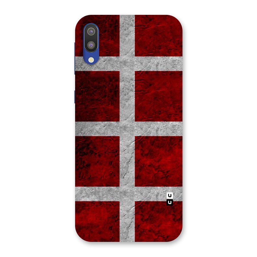 Silver Lines Back Case for Galaxy M10