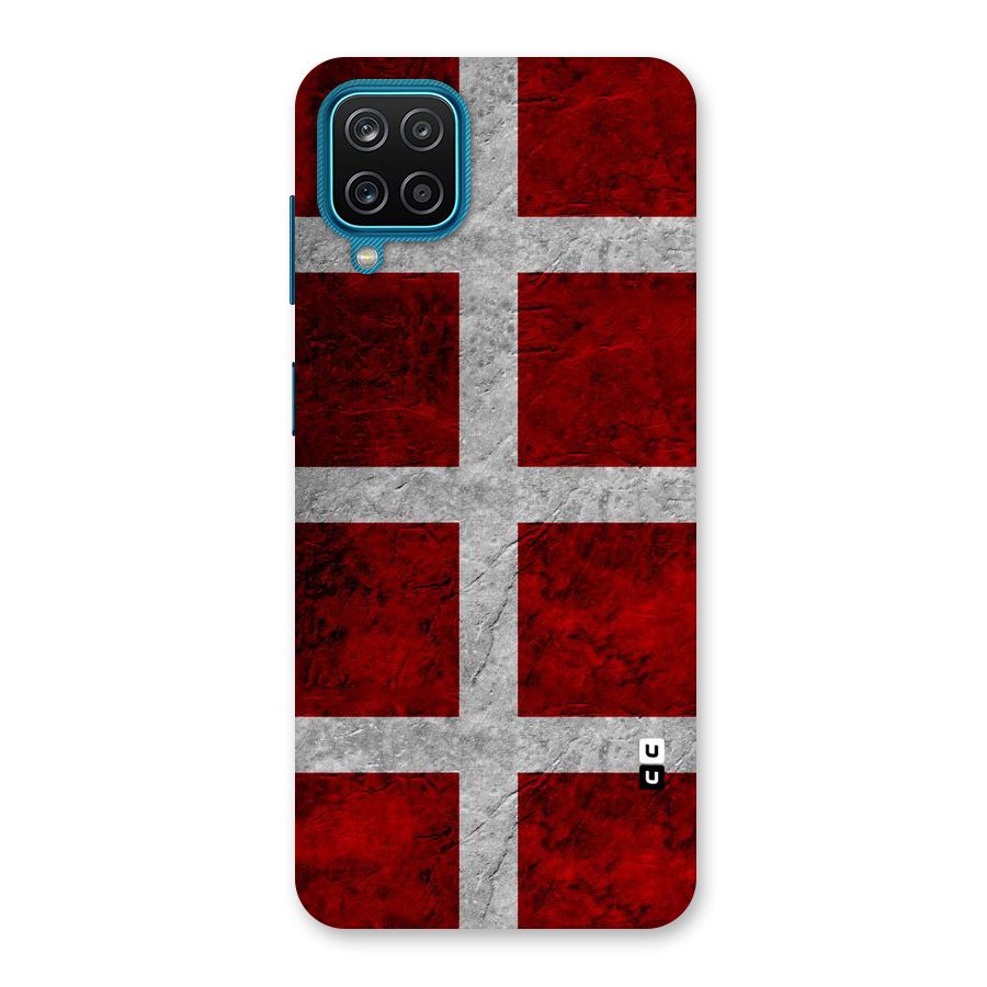 Silver Lines Back Case for Galaxy M12