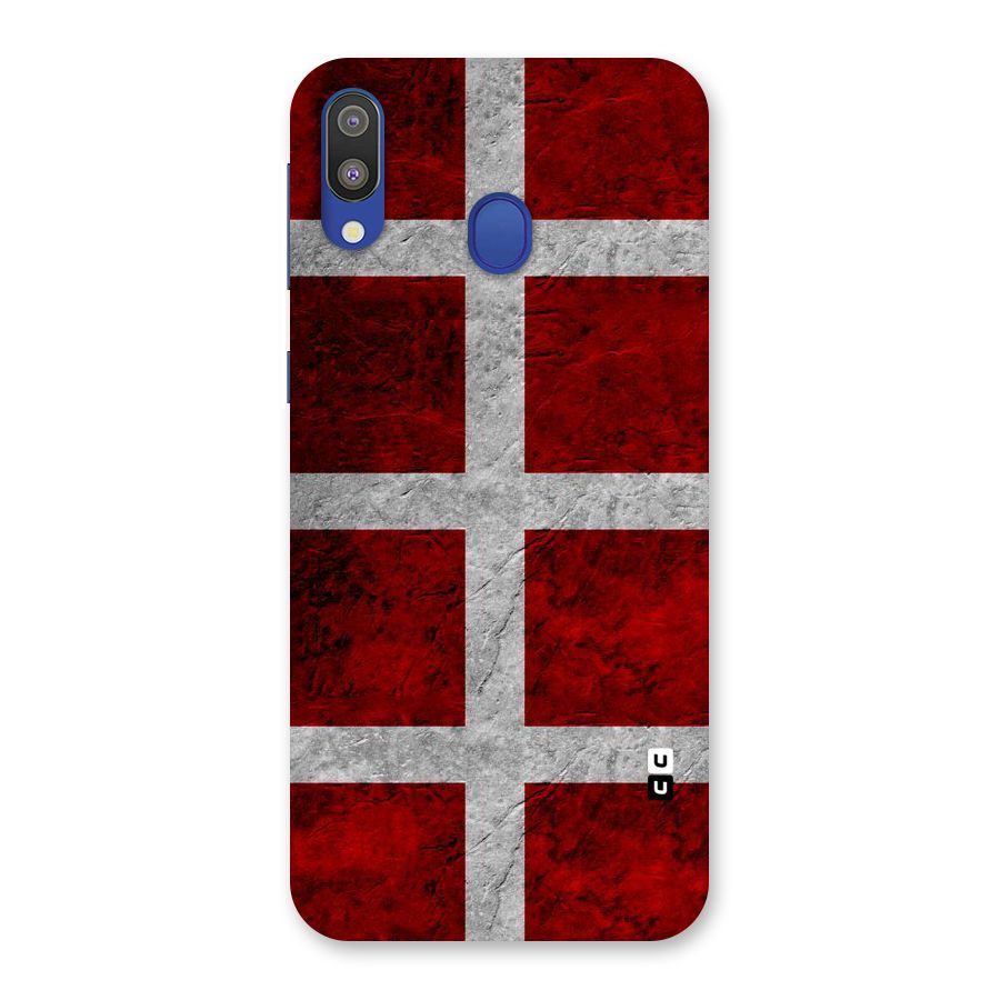 Silver Lines Back Case for Galaxy M20