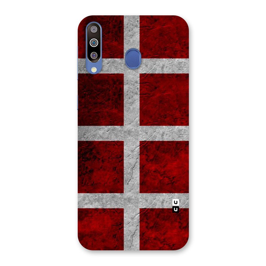 Silver Lines Back Case for Galaxy M30