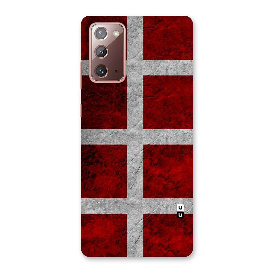 Silver Lines Back Case for Galaxy Note 20