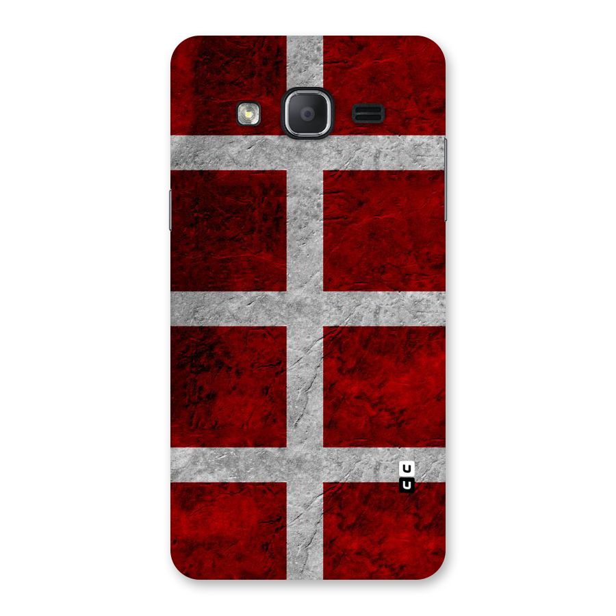 Silver Lines Back Case for Galaxy On7 2015