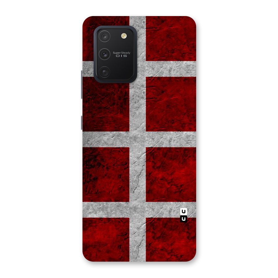 Silver Lines Back Case for Galaxy S10 Lite