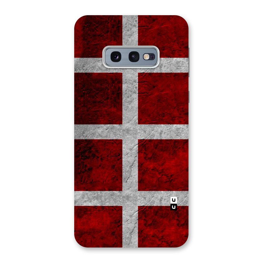 Silver Lines Back Case for Galaxy S10e