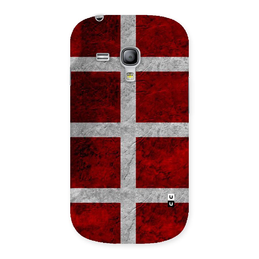 Silver Lines Back Case for Galaxy S3 Mini