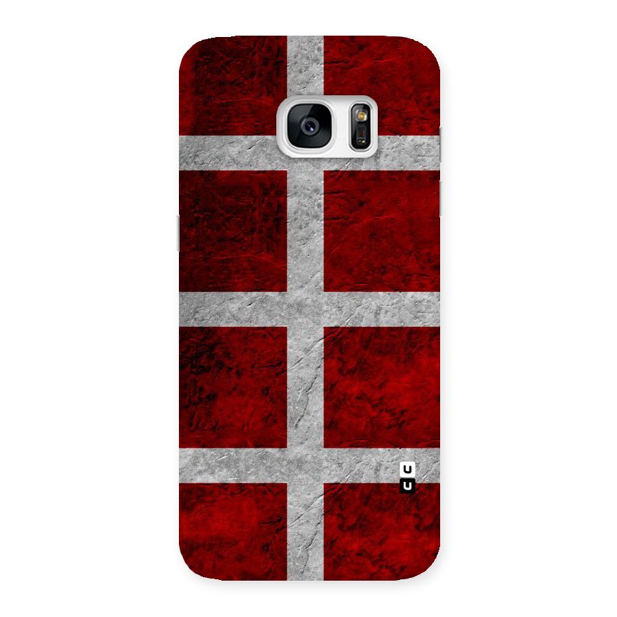Silver Lines Back Case for Galaxy S7 Edge