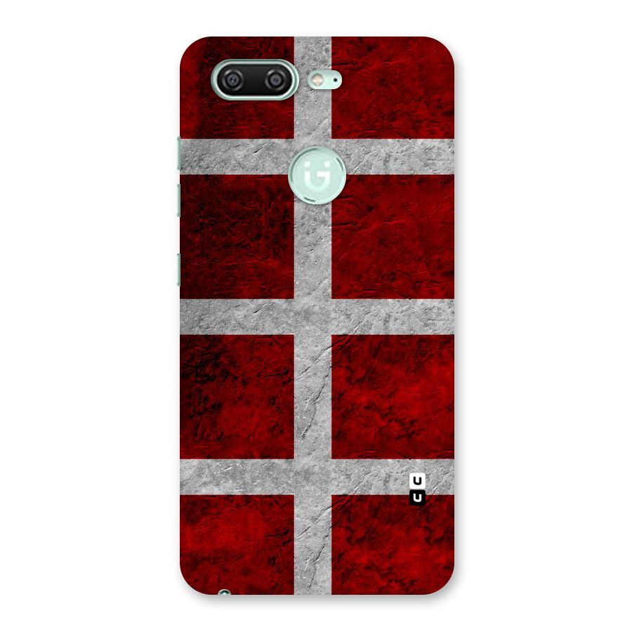 Silver Lines Back Case for Gionee S10