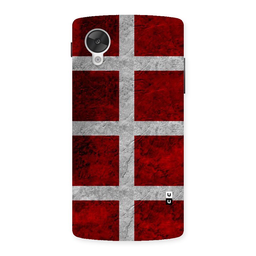 Silver Lines Back Case for Google Nexsus 5