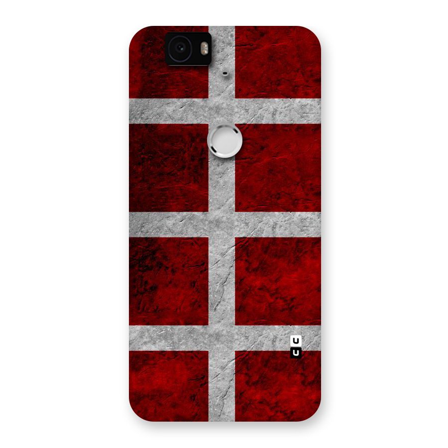 Silver Lines Back Case for Google Nexus-6P