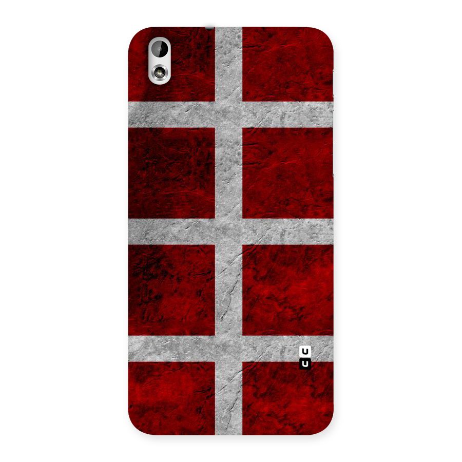 Silver Lines Back Case for HTC Desire 816g