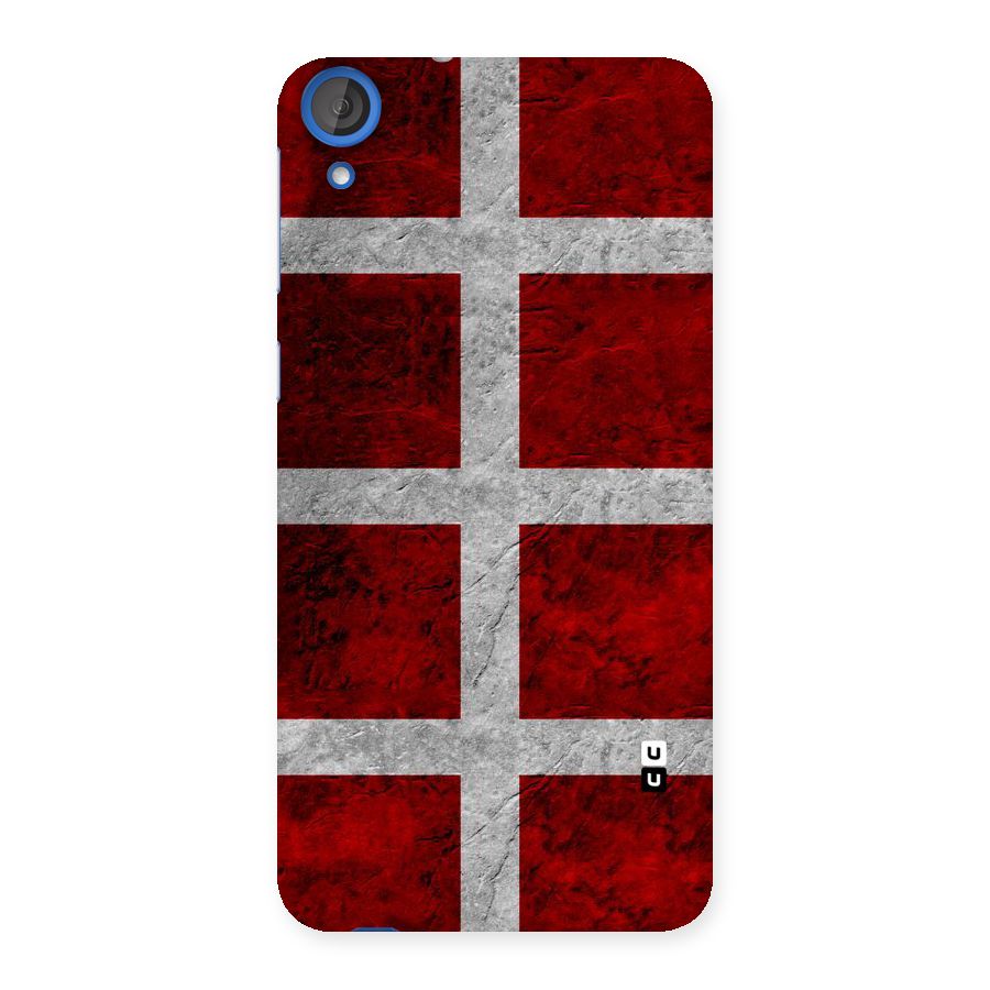 Silver Lines Back Case for HTC Desire 820