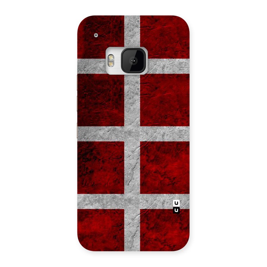 Silver Lines Back Case for HTC One M9