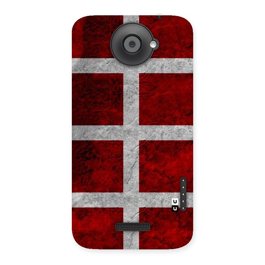 Silver Lines Back Case for HTC One X