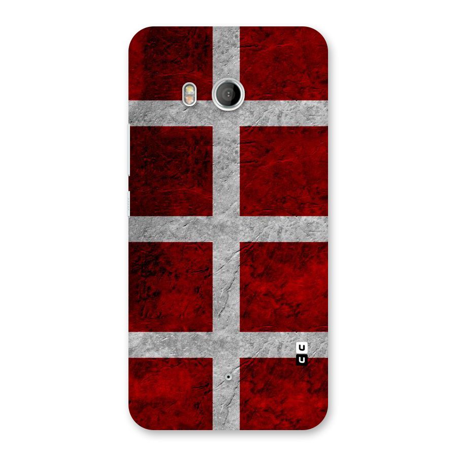 Silver Lines Back Case for HTC U11