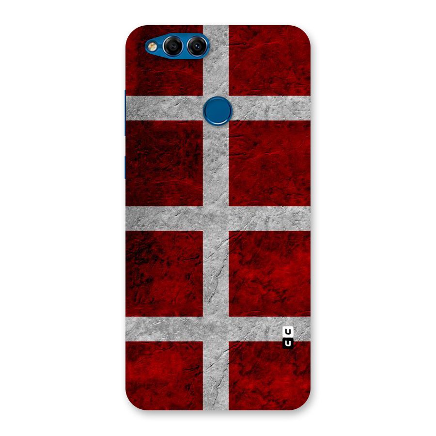 Silver Lines Back Case for Honor 7X