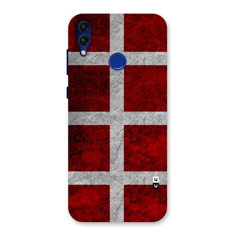 Silver Lines Back Case for Honor 8C