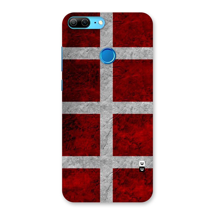 Silver Lines Back Case for Honor 9 Lite