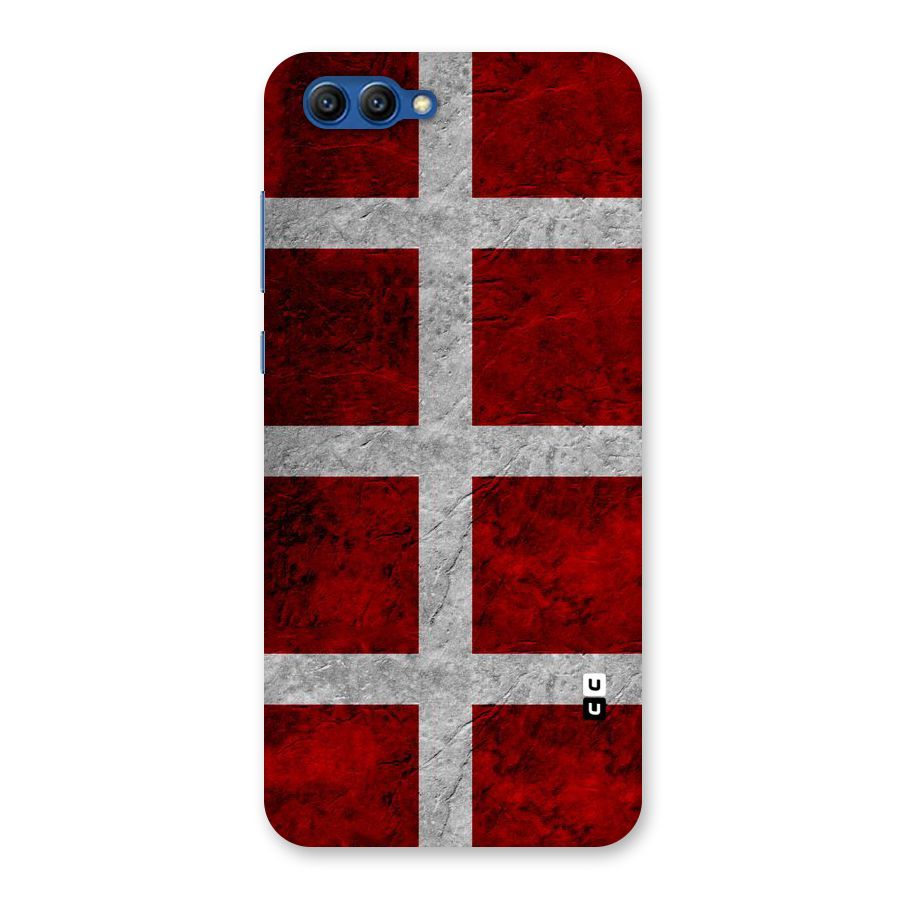 Silver Lines Back Case for Honor View 10