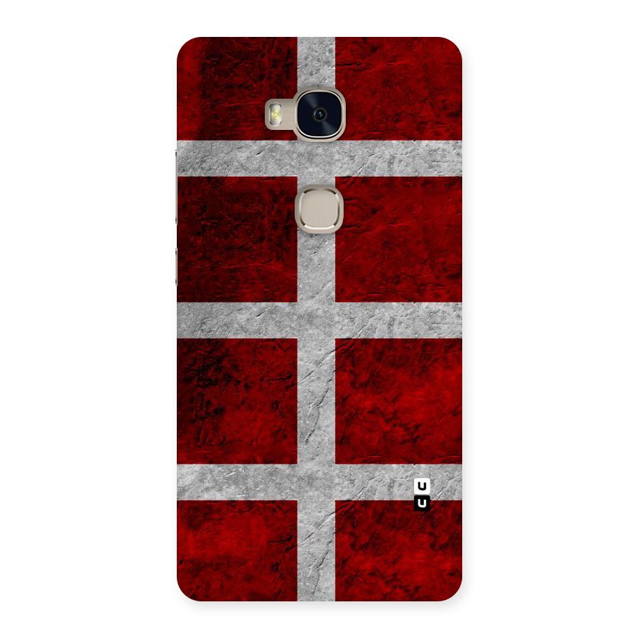 Silver Lines Back Case for Huawei Honor 5X