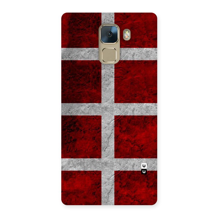 Silver Lines Back Case for Huawei Honor 7