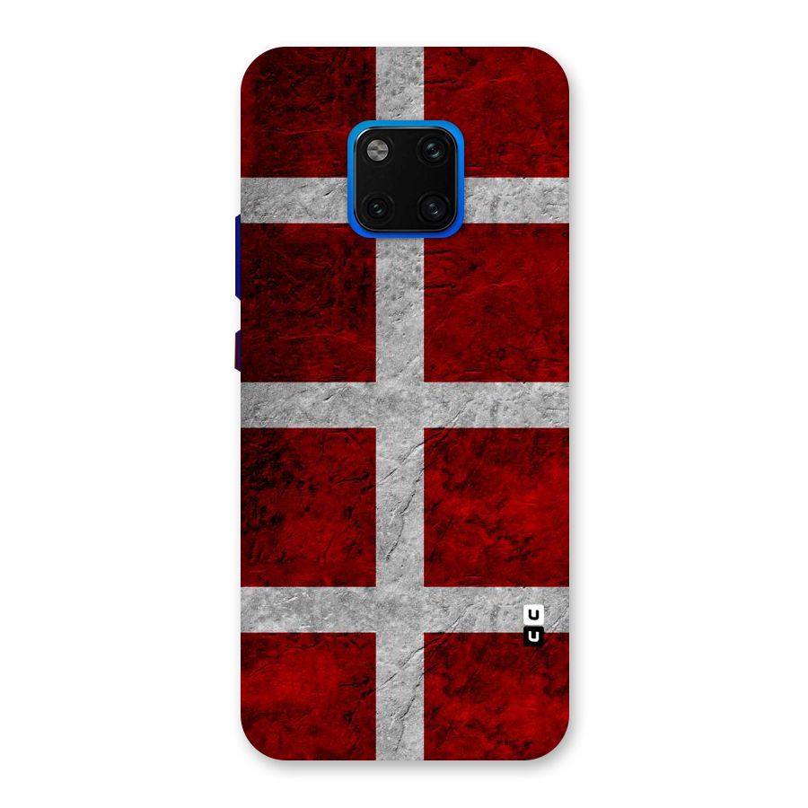 Silver Lines Back Case for Huawei Mate 20 Pro