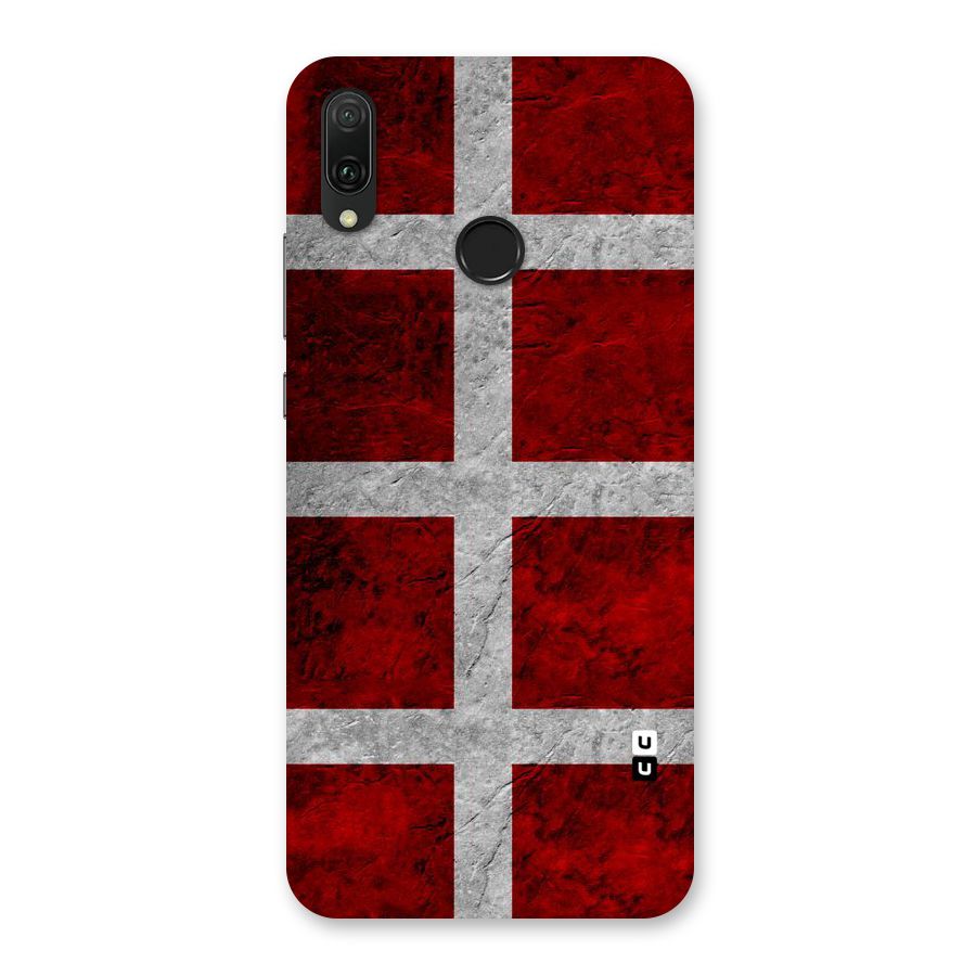 Silver Lines Back Case for Huawei Y9 (2019)