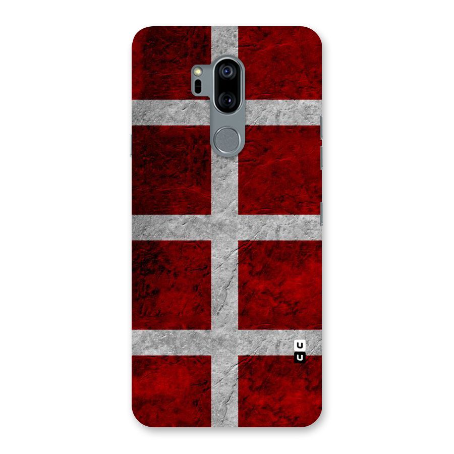 Silver Lines Back Case for LG G7
