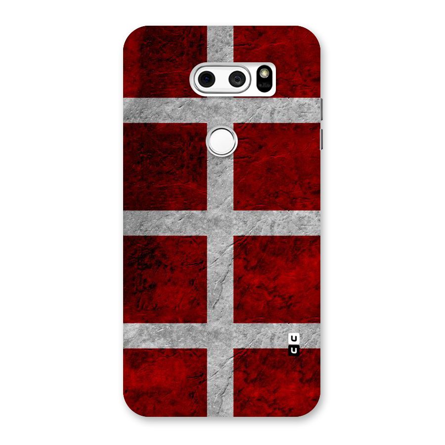 Silver Lines Back Case for LG V30