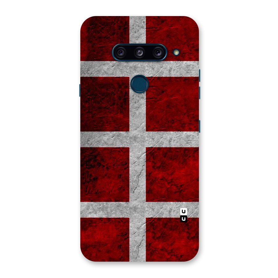Silver Lines Back Case for LG  V40 ThinQ